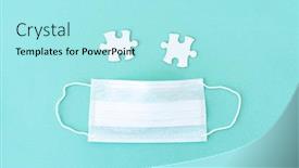  Presentation with jigsaw - Slides having two-empty-jigsaw-puzzle-pieces background and a arctic colored foreground