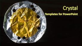  Presentation with euro zone - Amazing PPT theme having two euro coin backdrop and a wine colored foreground