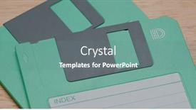  Presentation with sports table tennis two ping - PPT layouts having two-floppy-disc-on-table background and a seafoam green colored foreground