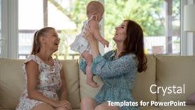  Presentation with women - Amazing presentation theme having two-girlfriends-couple-women backdrop and a violet colored foreground
