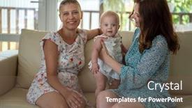  Presentation with women - Presentation consisting of two-girlfriends-couple-women background and a violet colored foreground