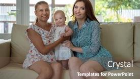  Presentation with women - Presentation enhanced with two-girlfriends-couple-women background and a violet colored foreground