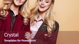  Presentation with indoor winter - Amazing slides having two girls best friends posing backdrop and a tawny brown colored foreground