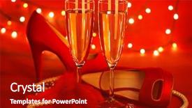  Presentation with shoes luxury - Beautiful PPT theme featuring studio shot of japanese businesswoman decided on white background backdrop and a light gray colored foreground