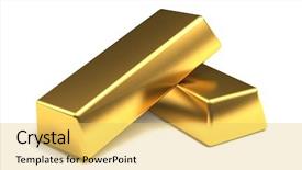  Presentation with gold bars - Theme enhanced with two gold bars background and a yellow colored foreground