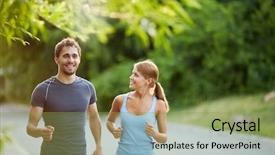  Presentation with good morning couple bed - Beautiful slide deck featuring used to power a steam backdrop and a red colored foreground.