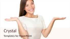  Presentation with multi racial - Theme having two hands empty for product background and a lemonade colored foreground