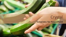  Presentation with two people holding hands - Presentation enhanced with two-hands-hold-zucchini background and a coral colored foreground