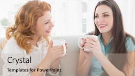  Presentation with german shepherd two young puppys - Cool new theme with book and listening music backdrop and a light gray colored foreground