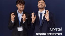  Presentation with hope - Theme with two-hispanic-business-men-wearing background and a wine colored foreground