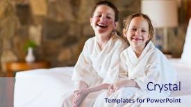  Presentation with bed hotel - Amazing presentation having two kids brother and sister backdrop and a sky blue colored foreground