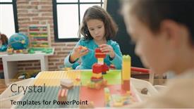  Presentation with kids playing - 