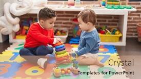  Presentation with kids playing - 