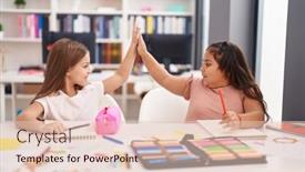  Presentation with students hands raised - 