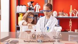  Presentation with test tube laboratory - 