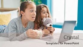  Presentation with scary movie - 