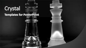  Presentation with king - Amazing presentation theme having two king chessmen made backdrop and a  colored foreground