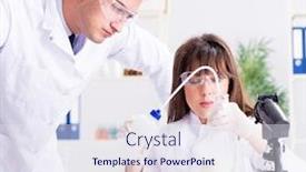  Presentation with testing - PPT theme consisting of two-lab-doctor-testing-food background and a sky blue colored foreground