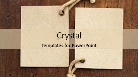  Presentation with labels - Amazing slide set having docket information - two labels on the wooden backdrop and a lemonade colored foreground