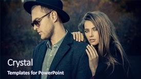  Presentation with young people diversity - Presentation having two man - close-up portrait of a beautiful background and a navy blue colored foreground