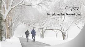  Presentation with states - Colorful PPT layouts enhanced with two-man-jogging-at-riverside backdrop and a light gray colored foreground