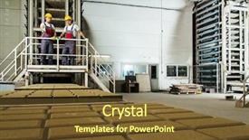  Presentation with designe for two wheelers safety - Audience pleasing presentation theme consisting of two men in a safety backdrop and a tawny brown colored foreground