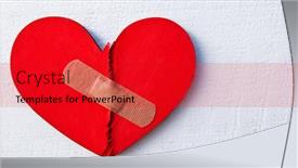  Presentation with forgiveness - Amazing slides having two-parts-of-red-broken backdrop and a crimson colored foreground