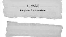  Presentation with torn paper - Presentation theme featuring two-pieces-of-torn-paper background and a light gray colored foreground