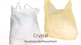  Presentation with plastic bag - Cool new presentation theme with two plastic bags backdrop and a cream colored foreground