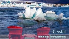  Presentation with water sun - Amazing PPT theme having two-red-comfortable-sun-loungers backdrop and a ocean colored foreground