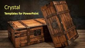  Presentation with cases - Slide set consisting of two-retro-decorative-cases background and a wine colored foreground