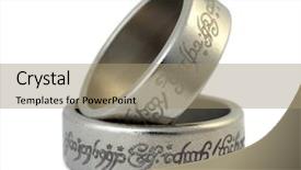  Presentation with arabic - Colorful presentation theme enhanced with two rings of porous silvery backdrop and a coral colored foreground