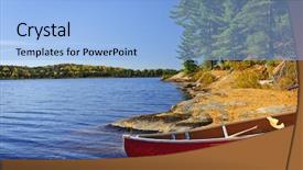  Presentation with rivers - PPT layouts featuring two rivers ontario canada background and a light blue colored foreground