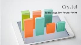  Presentation with white bricks - Audience pleasing slide deck consisting of two-rows-of-flat-wooden backdrop and a white colored foreground