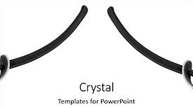  Presentation with sword - Colorful theme enhanced with two saber sword for training backdrop and a  colored foreground