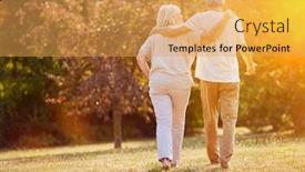  Presentation with seniors - Cool new slides with two-seniors-go backdrop and a yellow colored foreground