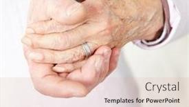  Presentation with partnership - Slide deck enhanced with two-seniors-in-love-hold background and a lemonade colored foreground