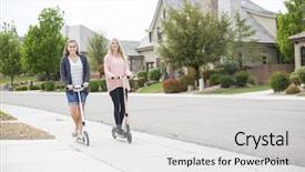  Presentation with underage drinking two teenagers having - Colorful presentation theme enhanced with two smiling attractive women having backdrop and a white colored foreground