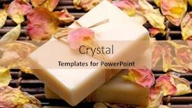  Presentation with soap - Theme having two-soap-with-pile background and a coral colored foreground