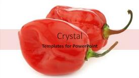  Presentation with red - Slide deck enhanced with two-spicy-hot-red-adjuma background and a red colored foreground