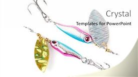  Presentation with ilegal fishing - Theme enhanced with two-spinners-lures-for-predator background and a white colored foreground