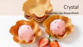  Presentation with wafer - Colorful slides enhanced with glove in intensive care unit backdrop and a lemonade colored foreground.