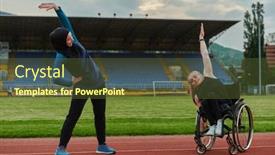  Presentation with inspiring - Presentation theme enhanced with two-strong-and-inspiring-women background and a tawny brown colored foreground