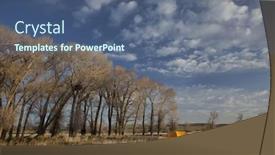  Presentation with river valley - Beautiful presentation featuring two-tents-cover-by-frost backdrop and a ocean colored foreground