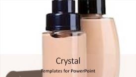  Presentation with cream - Colorful PPT theme enhanced with two tone cream isolated on white backdrop and a lemonade colored foreground