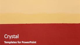  Presentation with wall paint - Cool new slide deck with paint for use wallpaper backdrop and a crimson colored foreground