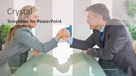  Presentation with wrestling - Theme enhanced with pollux in roman forum background and a light blue colored foreground