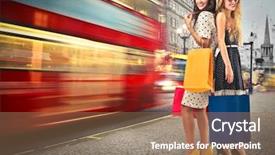  Presentation with paper bag vs plastic bags - PPT layouts enhanced with conceptual 3d illustration fat background and a  colored foreground.