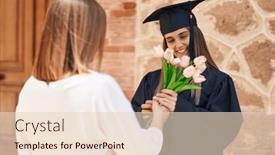  Presentation with pregnant mother fetus women - Theme enhanced with two-women-mother-and-graduated background and a lemonade colored foreground