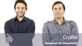  Presentation with two men climbing - PPT layouts enhanced with statistical process control - data processing concept data processing background and a  colored foreground.